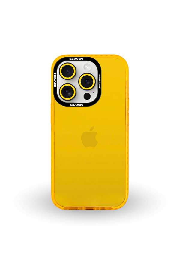 Carcasa+ protector de cámara para iPhone Naranja